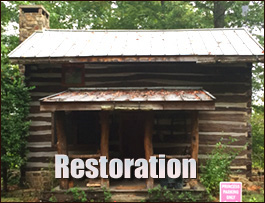 Historic Log Cabin Restoration  Excel, Alabama
